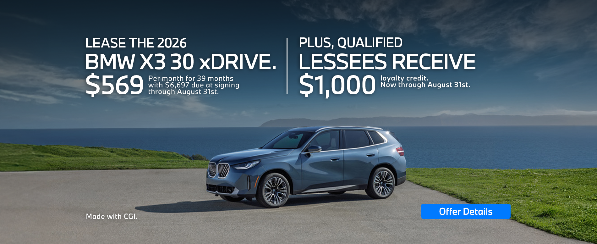 Lease the BMW X3