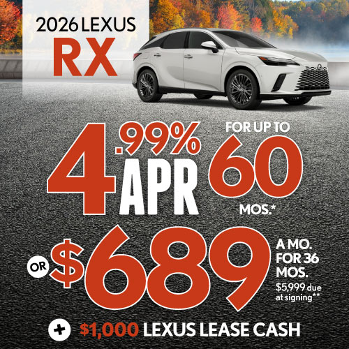 2026 Lexus RX 