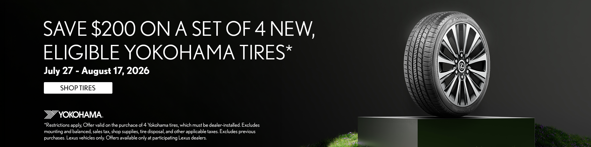 Yokohama Tires Rebate