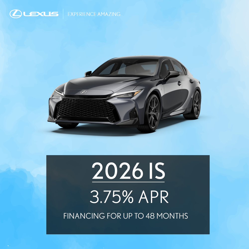 Select New 2026 Lexus IS Models