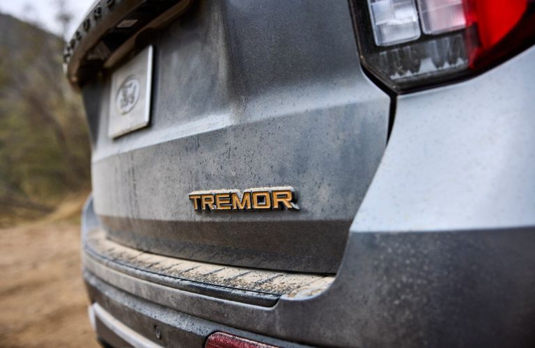 Close Up of 2026 Ford Explorer Tremor Badge