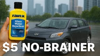 $5 & 5 Min for Safer Driving — RainX Windshield Hack