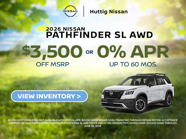 2026 Nissan Pathfinder (New) Vehicle Trim: SL 4WD