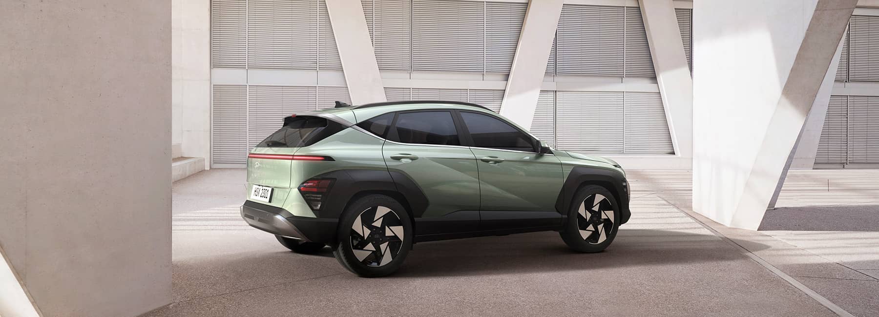 Green Hyundai Crossover