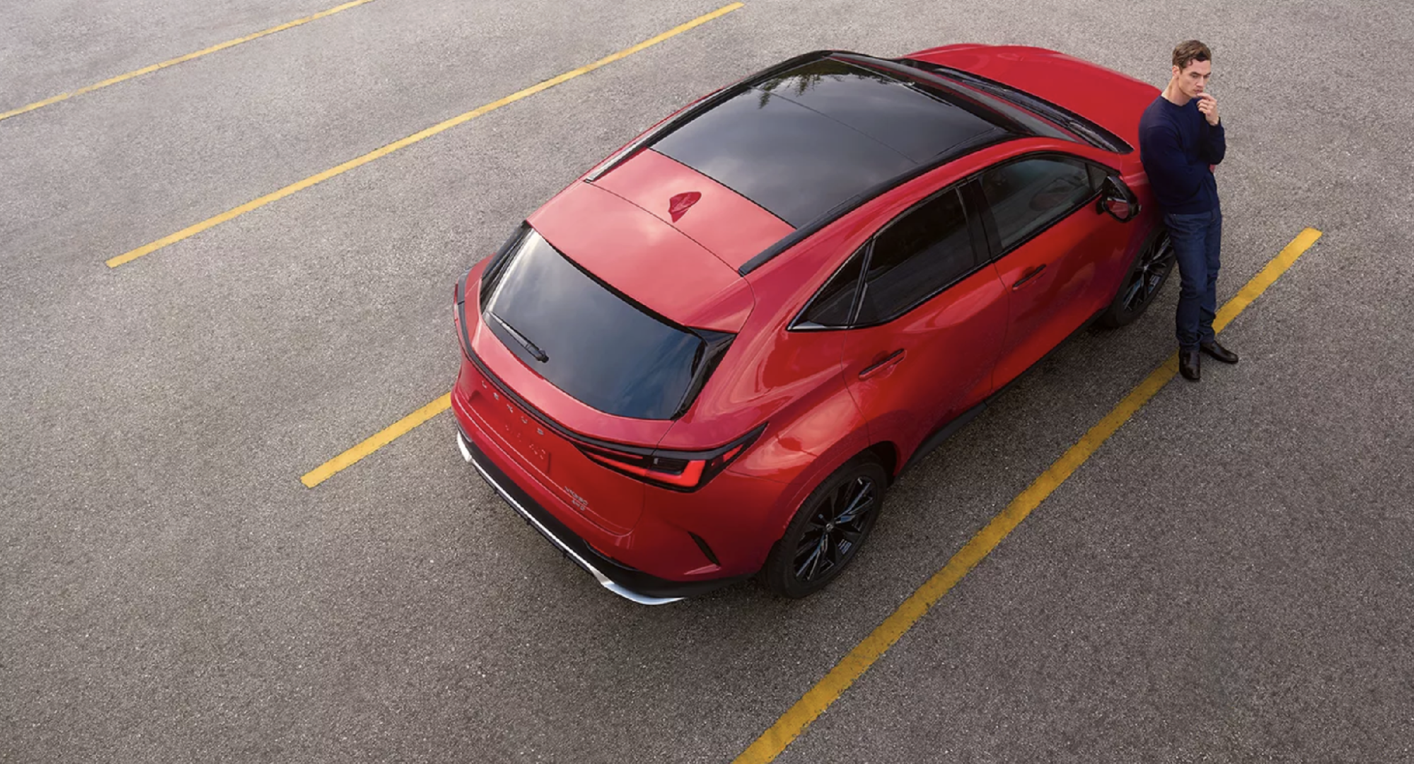 Lexus NX 350 F SPORT Handling AWD shown in Infrared