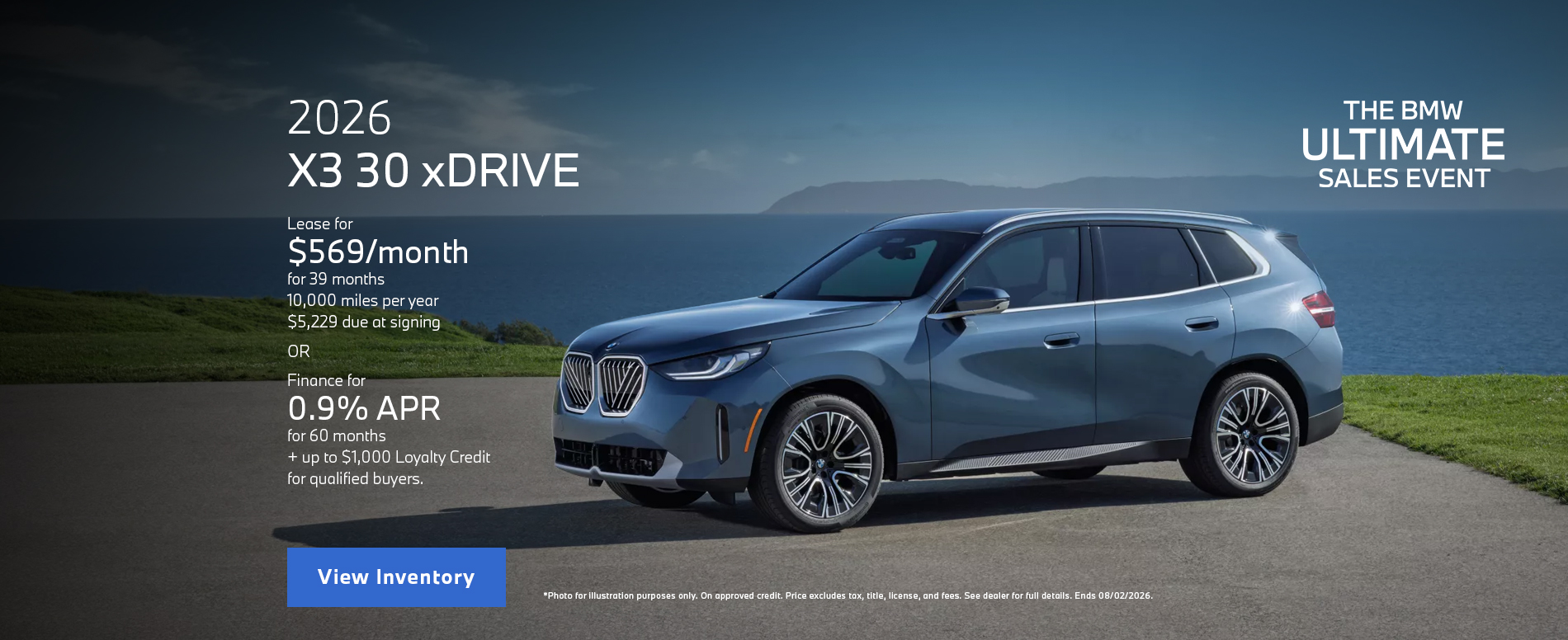 2026 BMW X3 30 xDRIVE