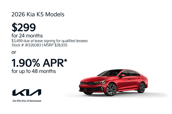2026 Kia K5 APR Offer