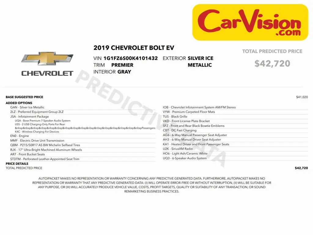 2019 Chevrolet Bolt EV Premier - Image 2