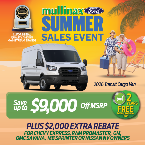 2025 Transit Cargo Van: Save up to $9,000 off MSRP