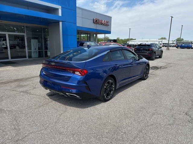 Used 2021 Kia K5 GT-Line with VIN 5XXG64J27MG006287 for sale in Sarcoxie, MO