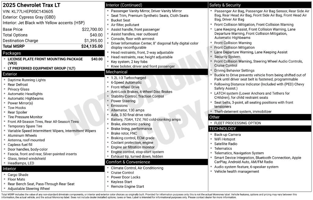2025 Chevrolet Trax LT - Photo 9
