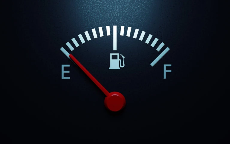 dashboard fuel gauge