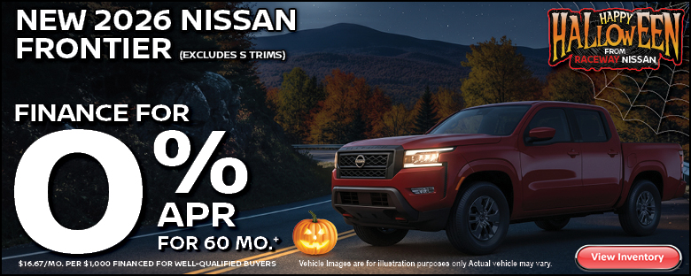 2026 Nissan Frontier Finance Offer (Excludes S Trim)
