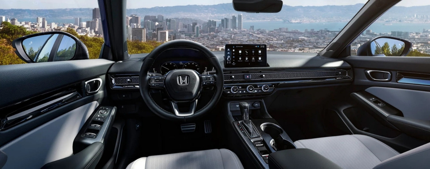Black dash is shown in a 2025 Honda Civic