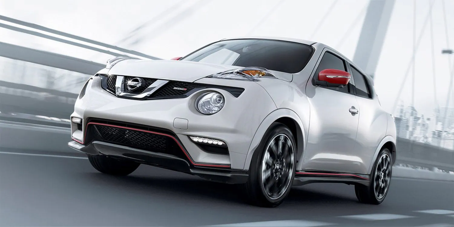 Silver Nissan Juke