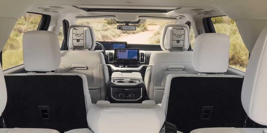 Ford Explorer Interior shot from 3rd row