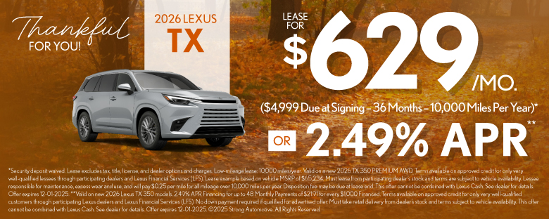 2026 Lexus TX