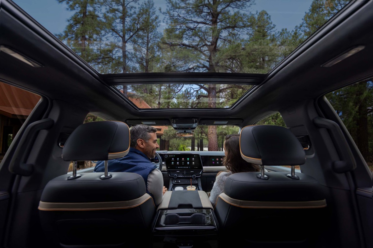 2027 Chevrolet Silverado 1500 Interior Cabin View of Seating, Dashboard, and Roof
