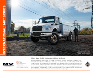 MV™ UTILITY SPEC SHEET