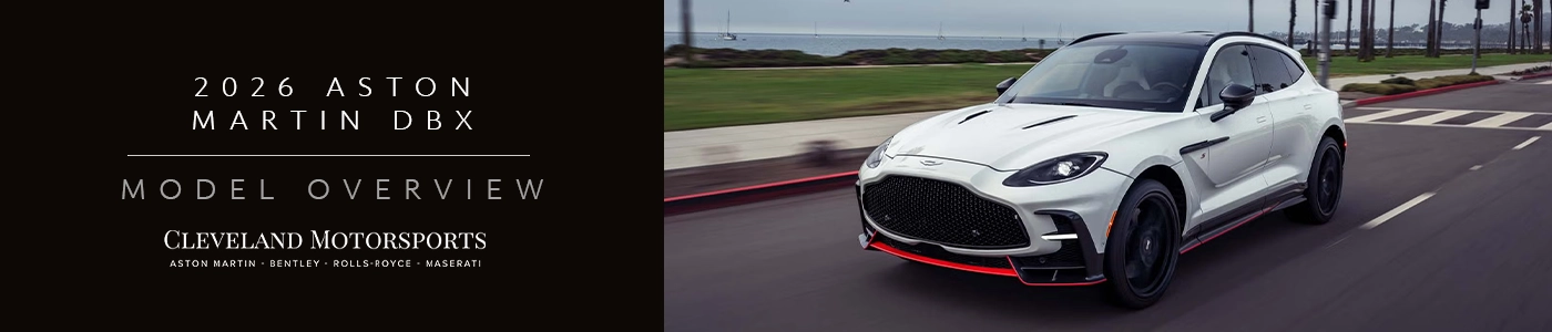 Aston Martin DBX Overview - Cleveland Motorsports