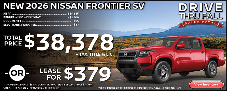 2026 Nissan Frontier SV