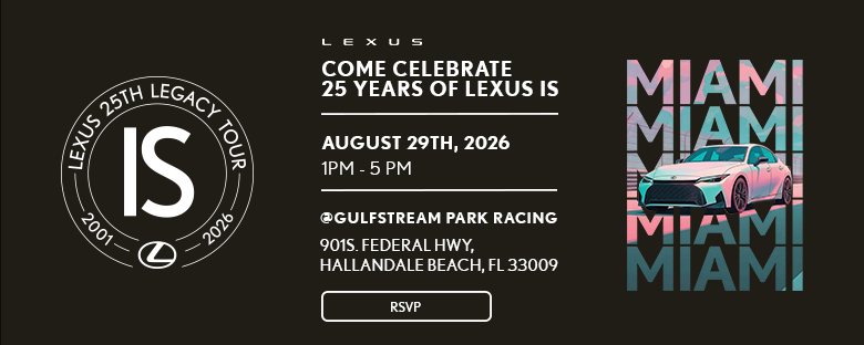 Lexus IS 25th Anniversary Tour