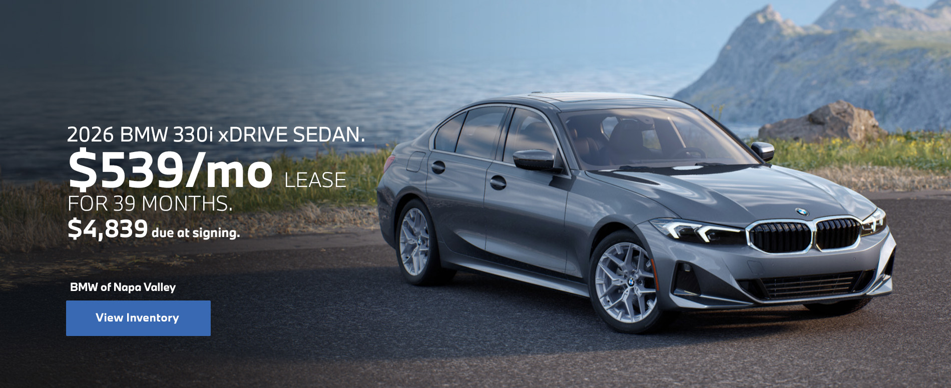 Lease for $539/month for 39 months  $4,839 due at signing"