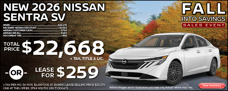 2026 Nissan Sentra Lease Offer