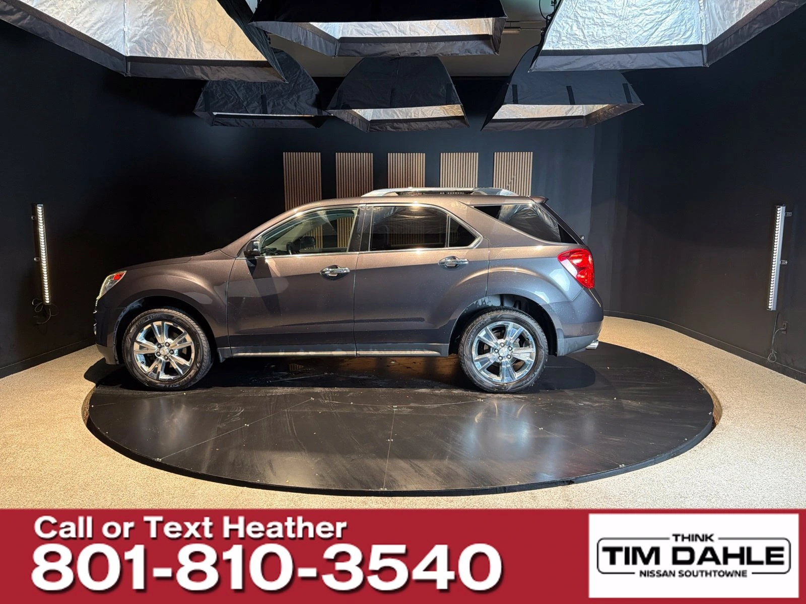 Used 2013 Chevrolet Equinox LTZ with VIN 2GNFLGE39D6164994 for sale in South Jordan, UT