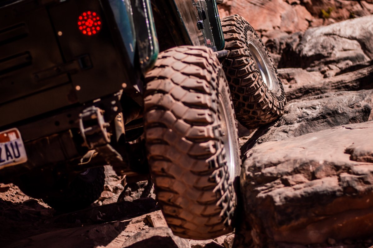 Vehicle while Rock Crawling