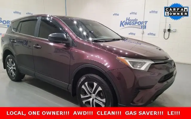 Used 2018 Toyota RAV4 LE with VIN 2T3BFREV2JW827088 for sale in Kingsport, TN