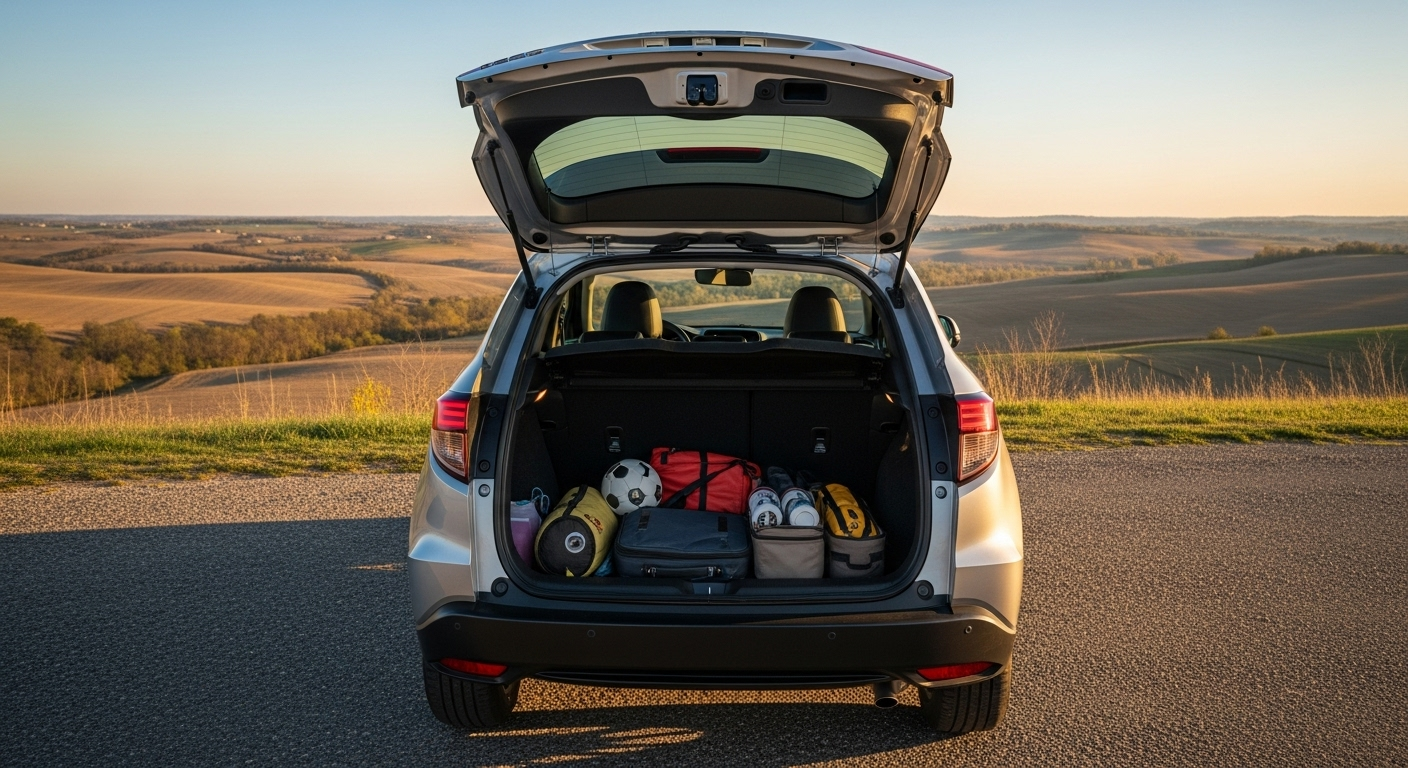 Explore the 2025 Honda HR-V's cargo space and find out how it can fit your lifestyle in Nebo, IL. Check availability and pricing at Kunes Honda of Quincy.
