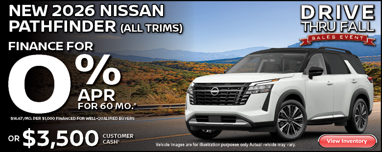 2026 Nissan Pathfinder (All Trims)