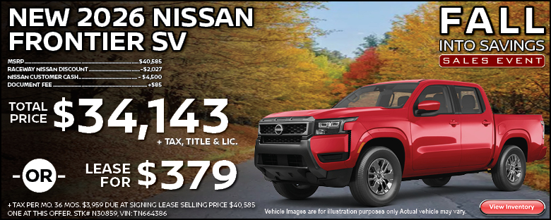 2026 Nissan Frontier Lease Offer