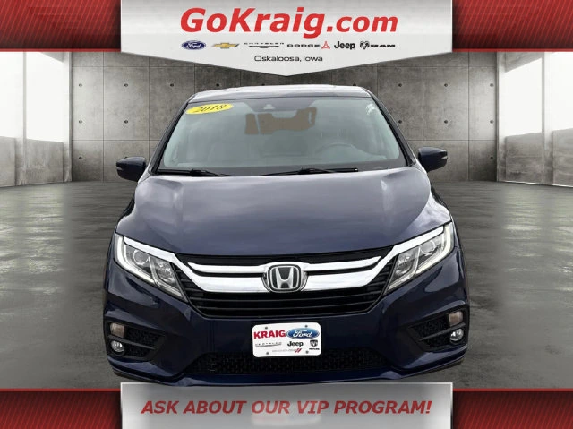 Used 2018 Honda Odyssey EX-L with VIN 5FNRL6H71JB034860 for sale in Oskaloosa, IA