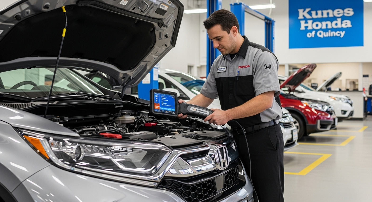 Discover reliable AC repair services in Taylor, IL at Kunes Honda of Quincy. Our certified technicians use genuine Honda parts to ensure your vehicle's air conditioning system is running smoothly and efficiently. Trust us for all your AC repair needs and enjoy comfort during every drive.