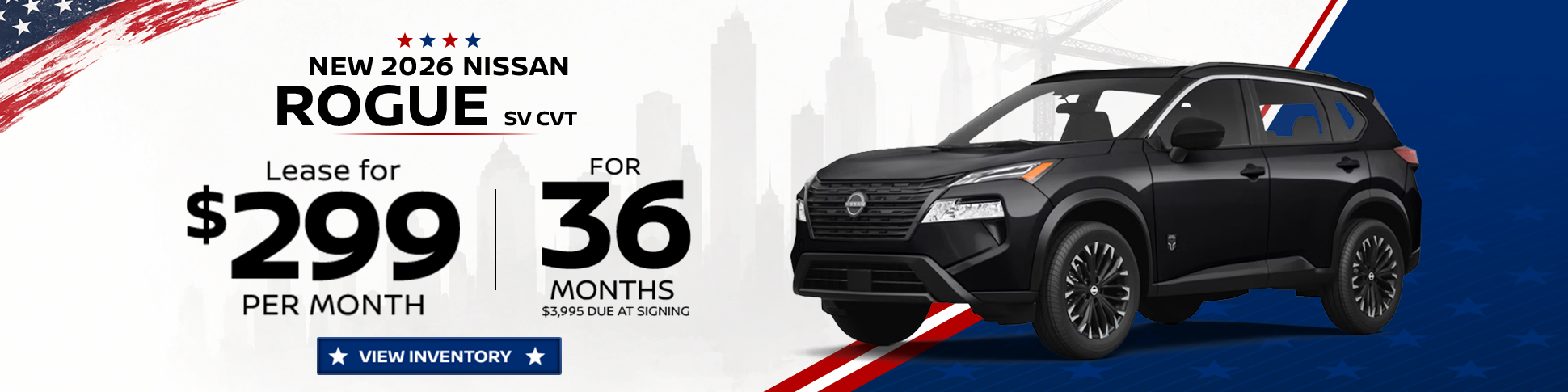 New 2026 Nissan Rogue SV CVT 