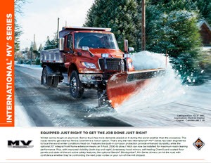 MV™ PLOW SPEC SHEET