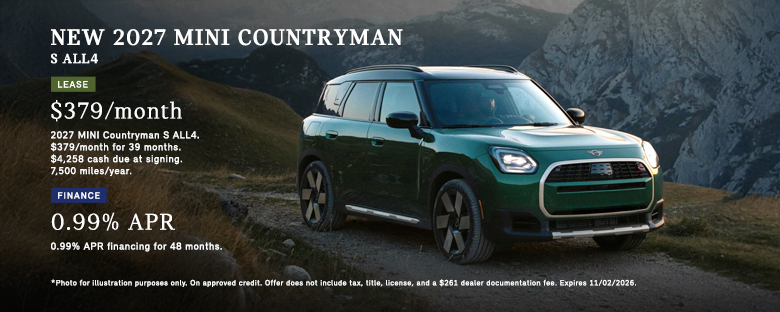 2027 MINI COUNTRYMAN S ALL4 Offer