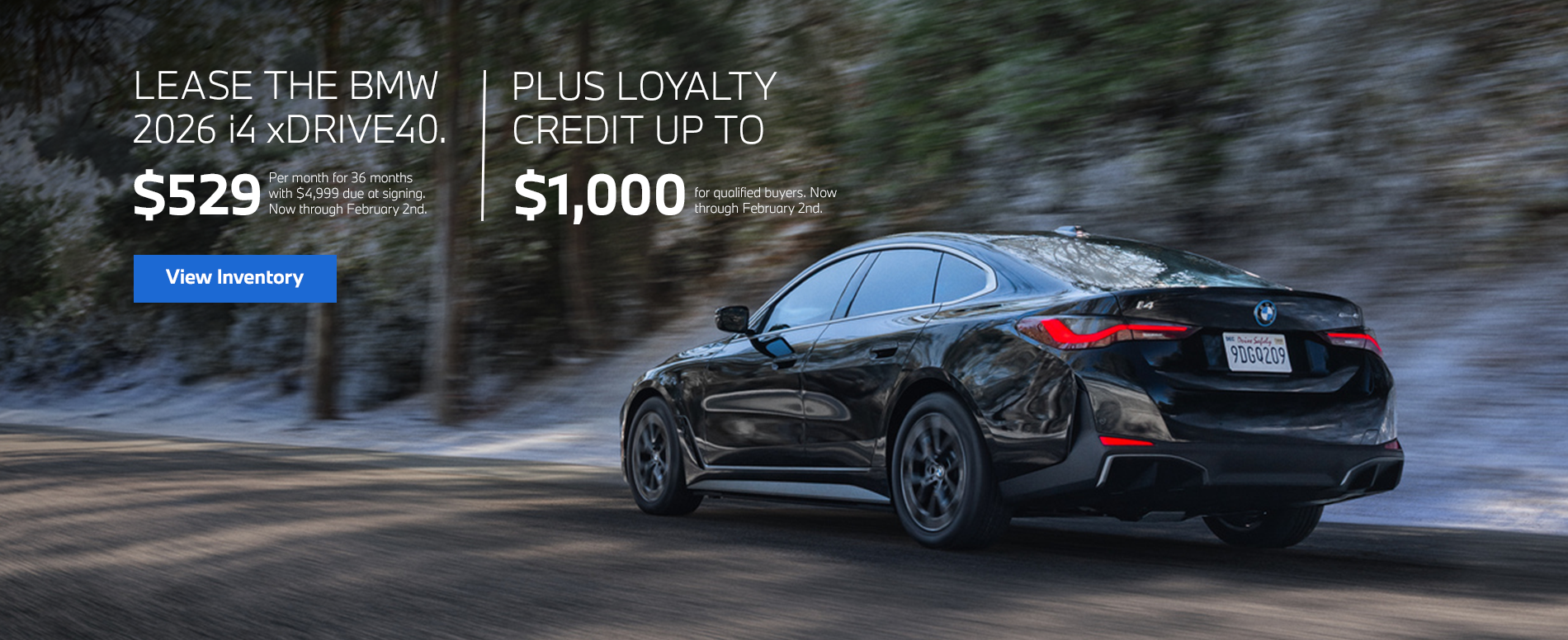 i4 xDrive Lease Offer