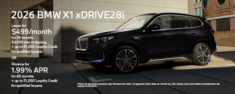 2026 BMW X1 xDRIVE28i