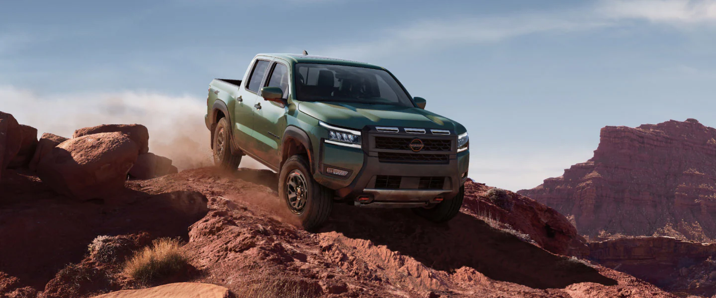 Nissan Frontier off-roading