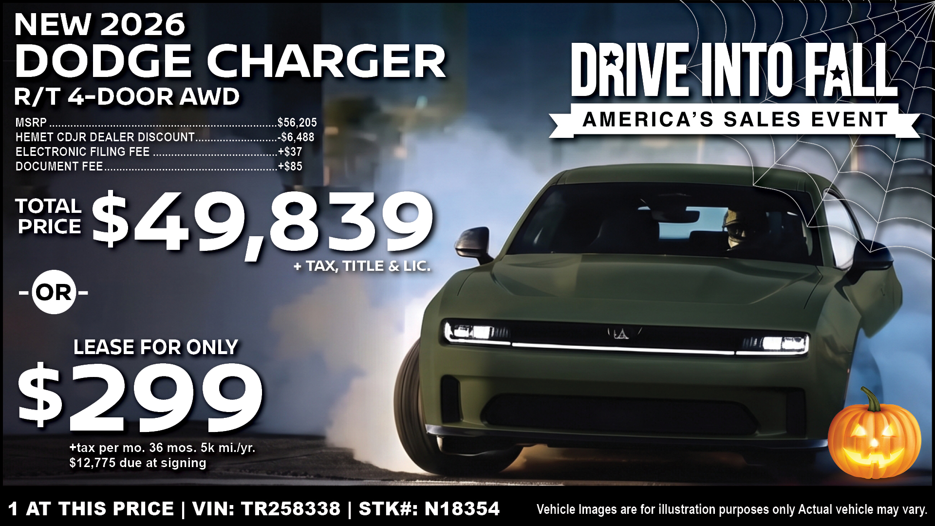 New 2026 Dodge Charger R/T 4-Door 