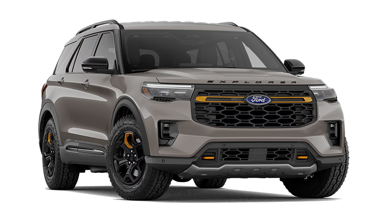 image of deep green ford explorer timberline