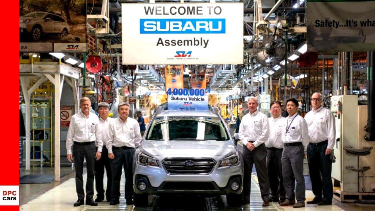 Subaru American Assembly Line Subarus Made in USA SIA Subaru of indiana automotive where are subarus made