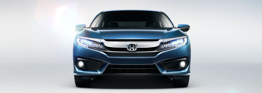 Blue 2017 Honda Civic