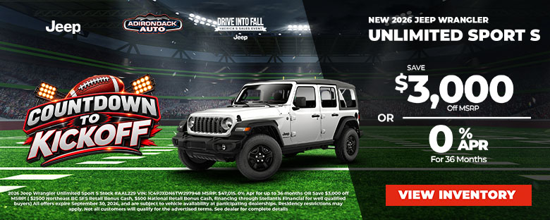 2026 Jeep Wrangler Unlimited Sport S