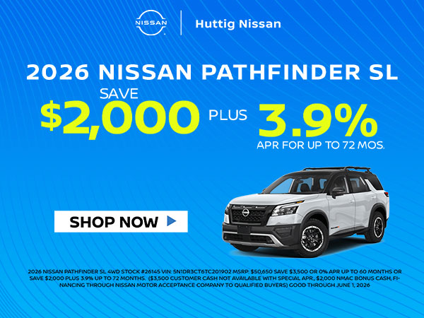 2026 Nissan Pathfinder SL 4WD Save $3,500