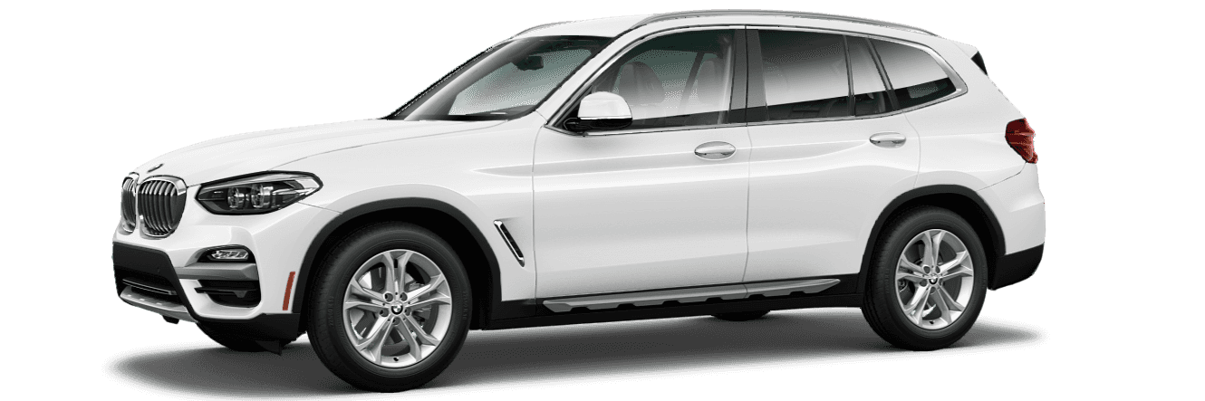 BMW X3 on a residential street