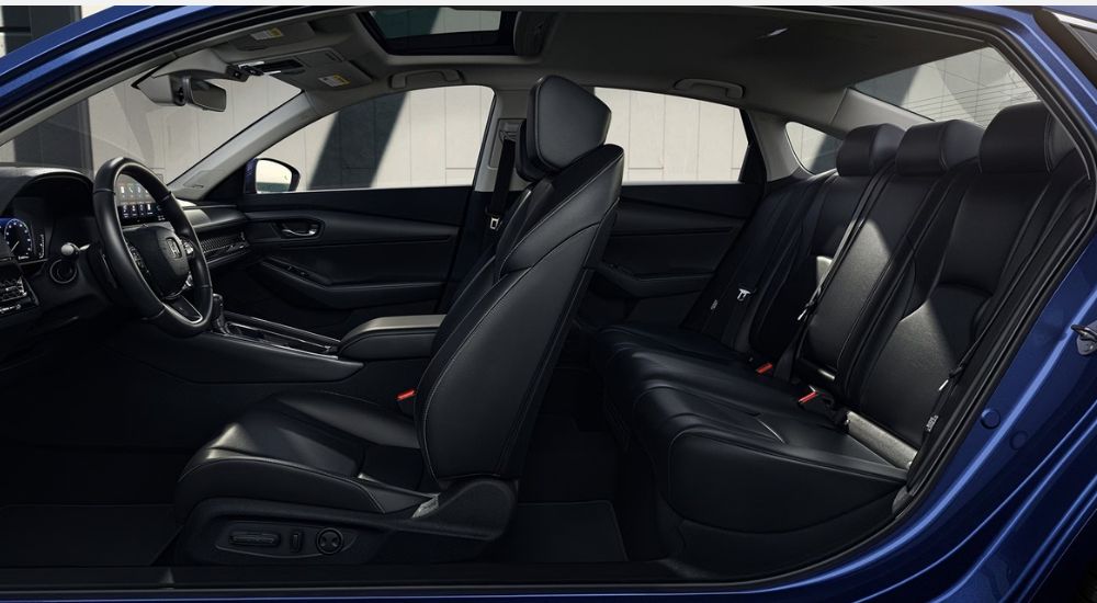 Cross-section view of a blue 2026 Honda Accord Touring Hybrid.